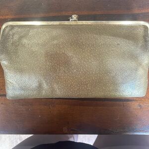 Gold hobo wallet used